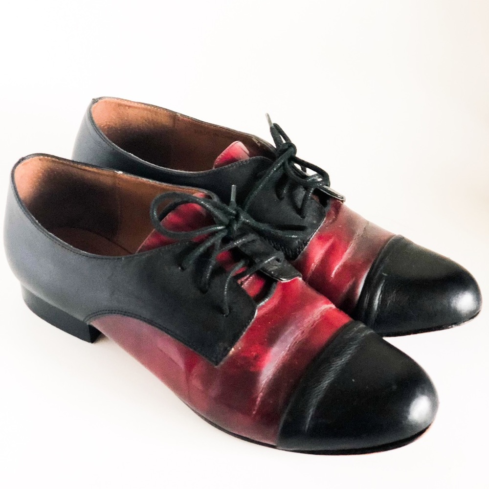 Dolce Vita Oxblood/Black Oxfords